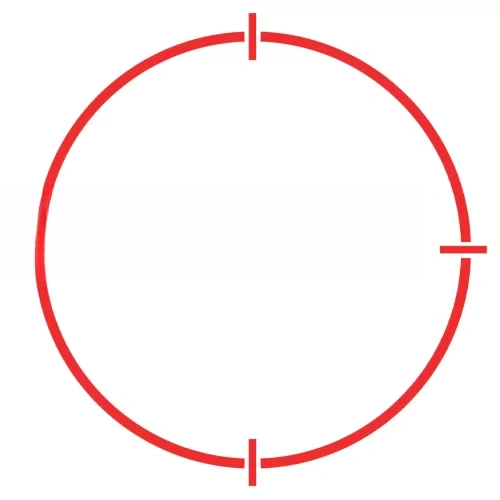 3E CRS Gen II Kapalı Refleks Nişangah (2 MOA & 65 MOA Circle, A.I Dark Earth H250)